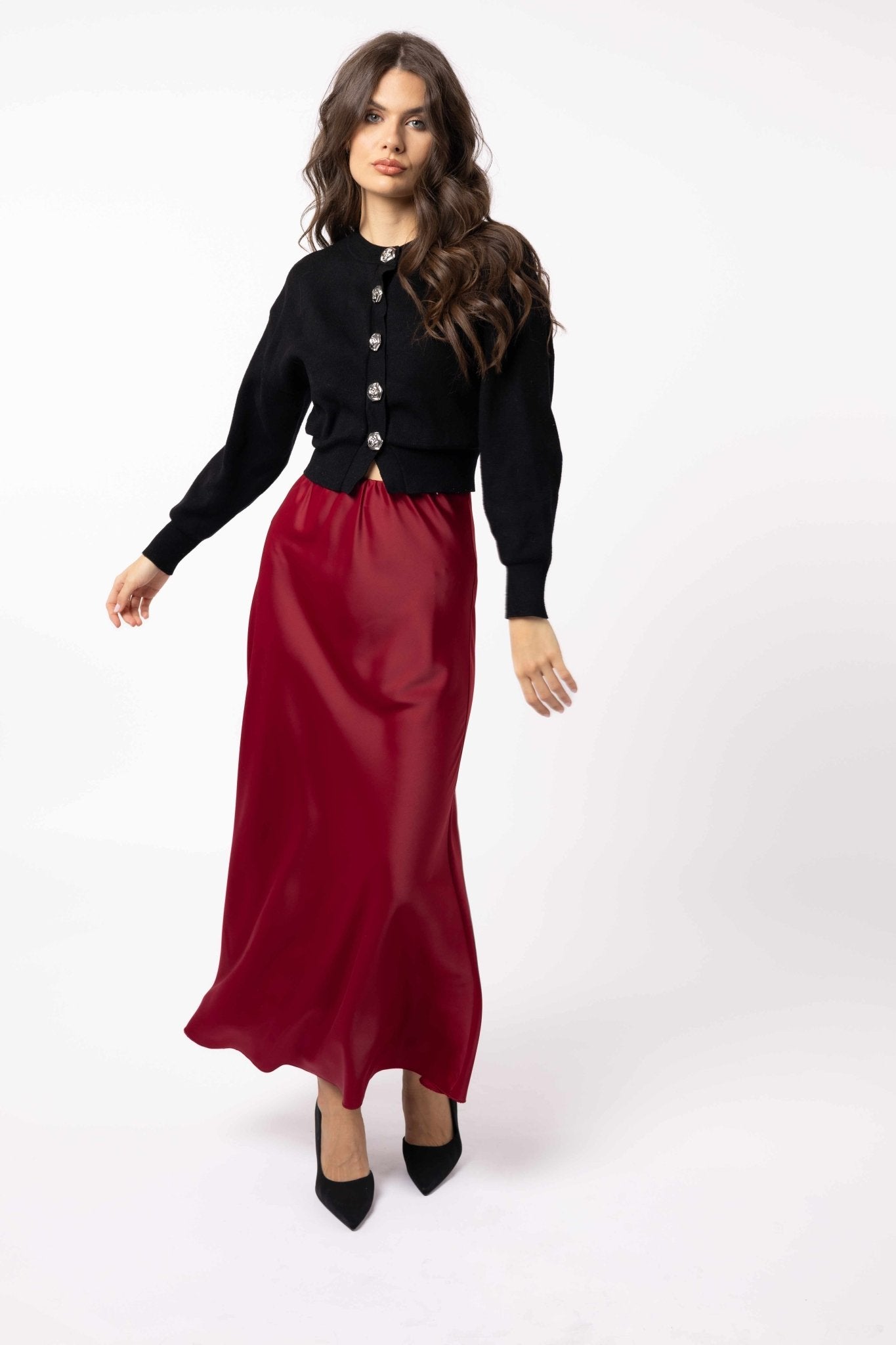 Fusta din Satin Evelisse - HATTUSkirt
