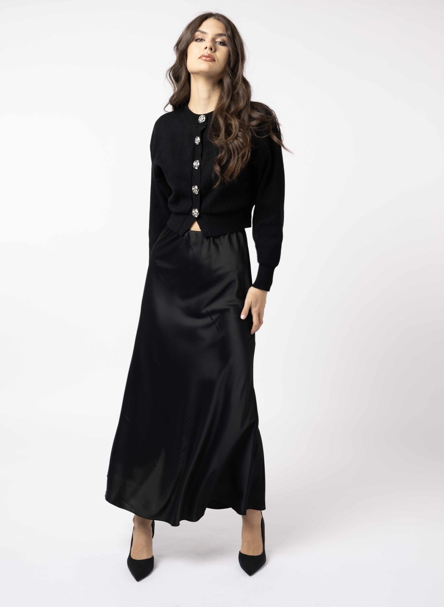Fusta din Satin Evelisse - HATTUSkirt