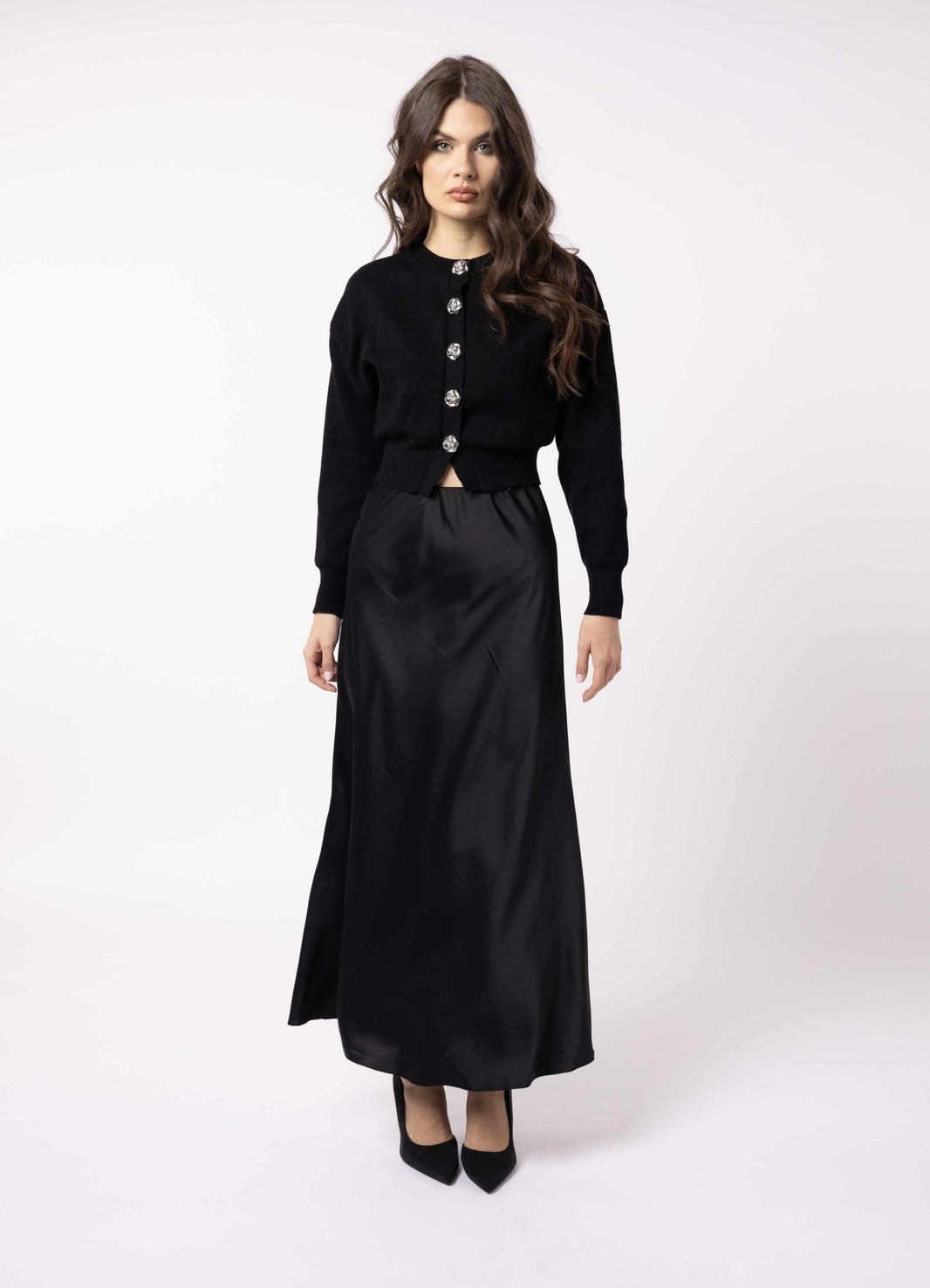 Fusta din Satin Evelisse - HATTUSkirt