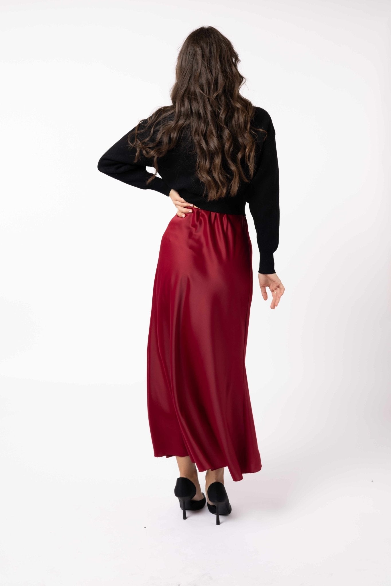 Fusta din Satin Evelisse - HATTUSkirt