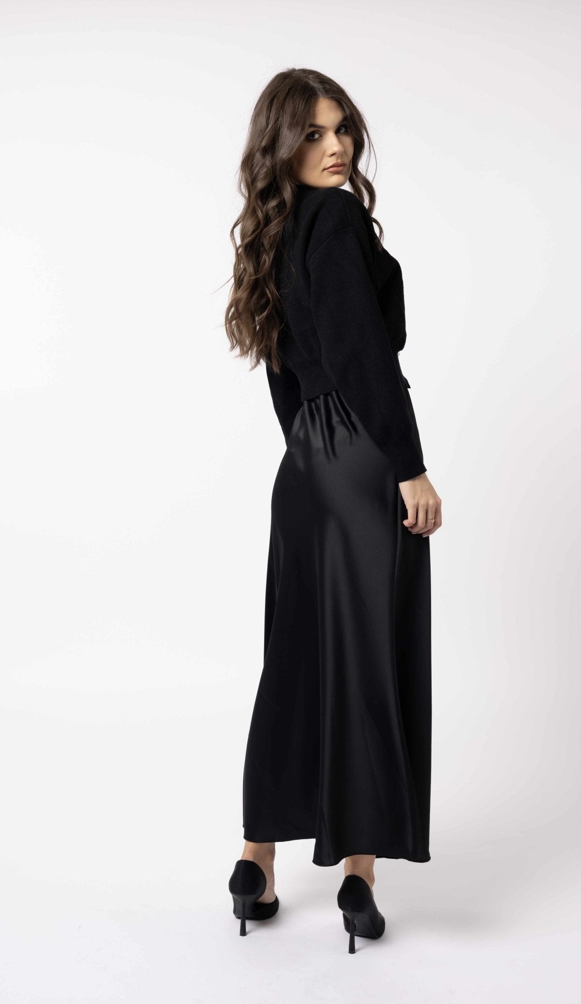 Fusta din Satin Evelisse - HATTUSkirt