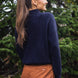 Cardigan cu guler polo si torsade – Cashmere Blend