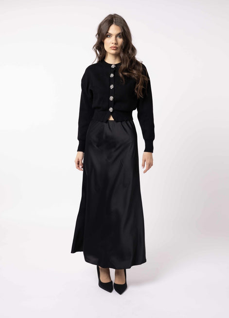 Fusta din Satin Evelisse - HATTUSkirt