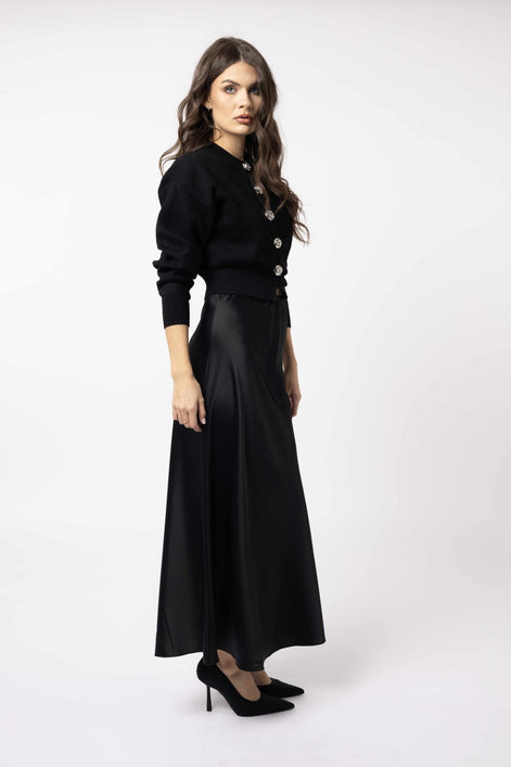 Fusta din Satin Evelisse - HATTUSkirt